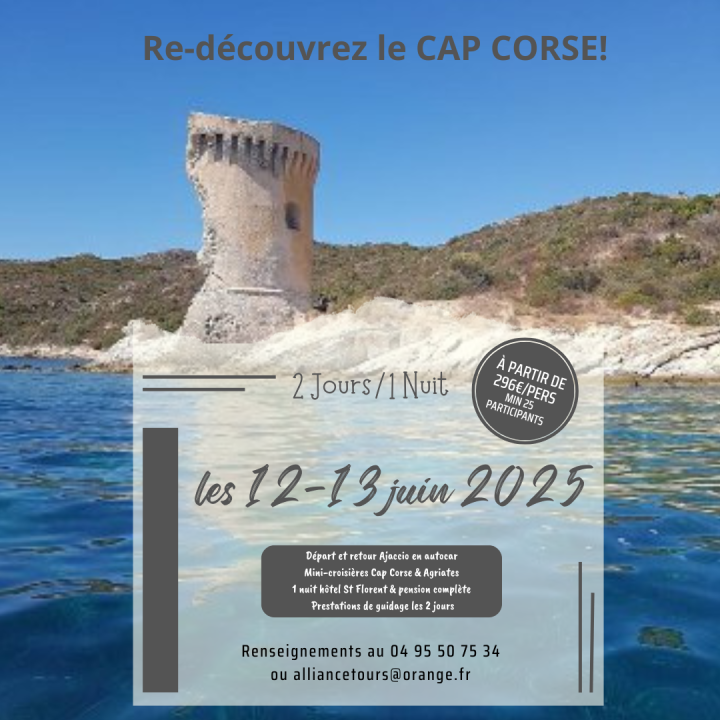 CAP CORSE les 6 & 7 juin 2024