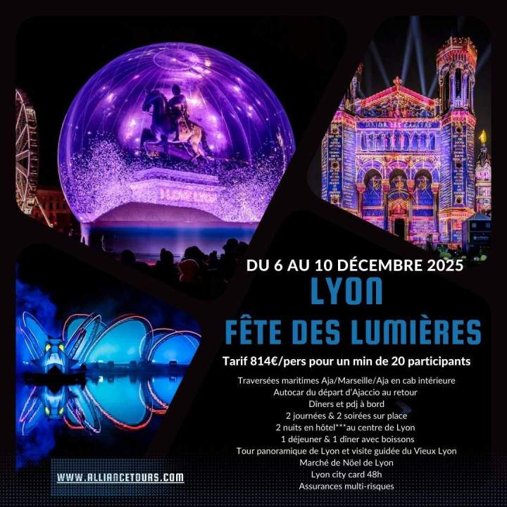 lyon lumières 2025 du 6 au 10 decembre 2025