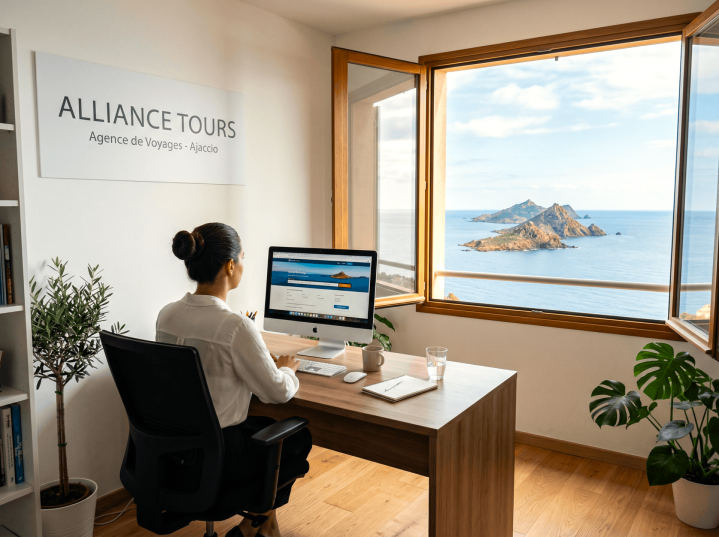 Alliance Tours agence de voyages locale à Ajaccio